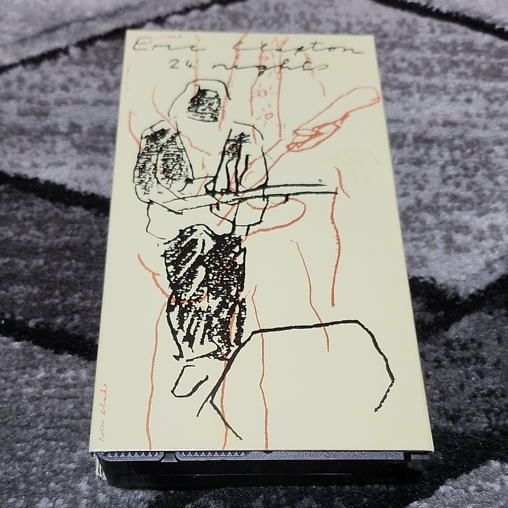 ERIC CLAPTON 24 NIGHTS VHS LIVE ALBUM 1991